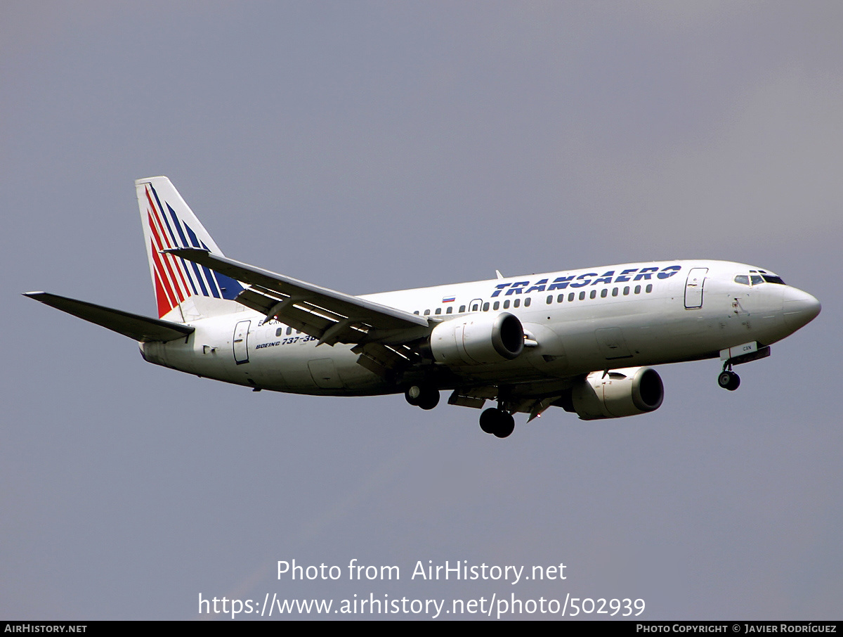 Aircraft Photo of EI-CXN | Boeing 737-329 | Transaero Airlines | AirHistory.net #502939