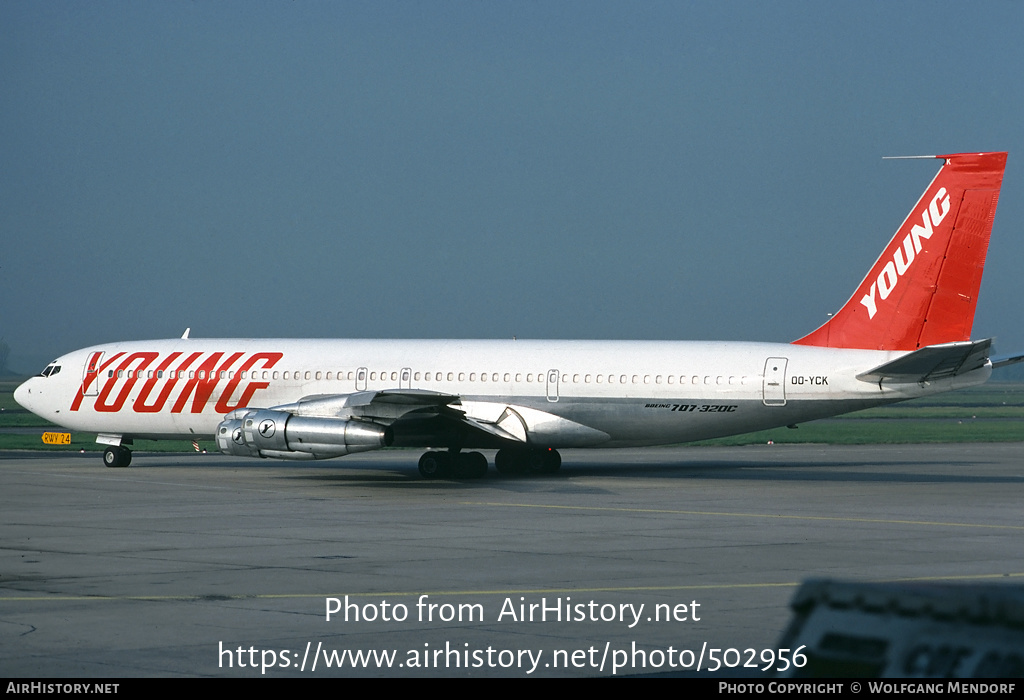 Aircraft Photo of OO-YCK | Boeing 707-338C | Young Cargo | AirHistory.net #502956