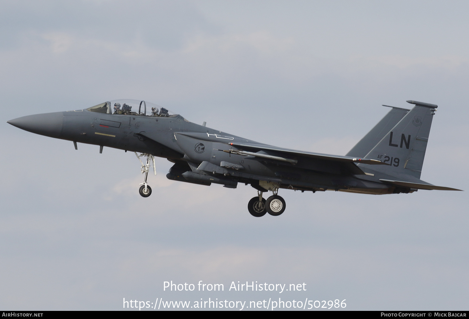 Aircraft Photo of 97-0219 / AF97-219 | Boeing F-15E Strike Eagle | USA - Air Force | AirHistory.net #502986