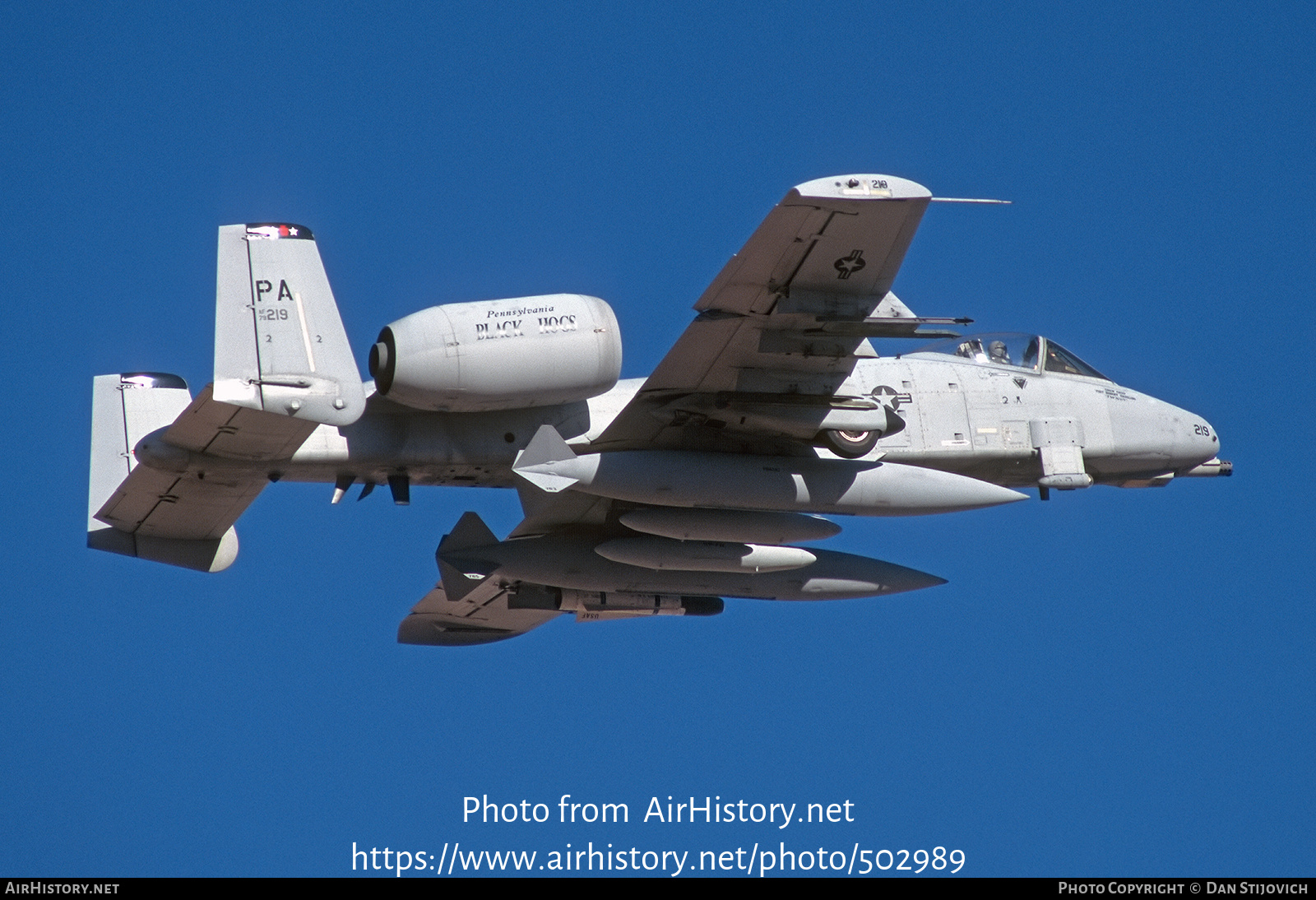 Aircraft Photo of 79-0219 / AF79-219 | Fairchild OA-10A Thunderbolt II | USA - Air Force | AirHistory.net #502989