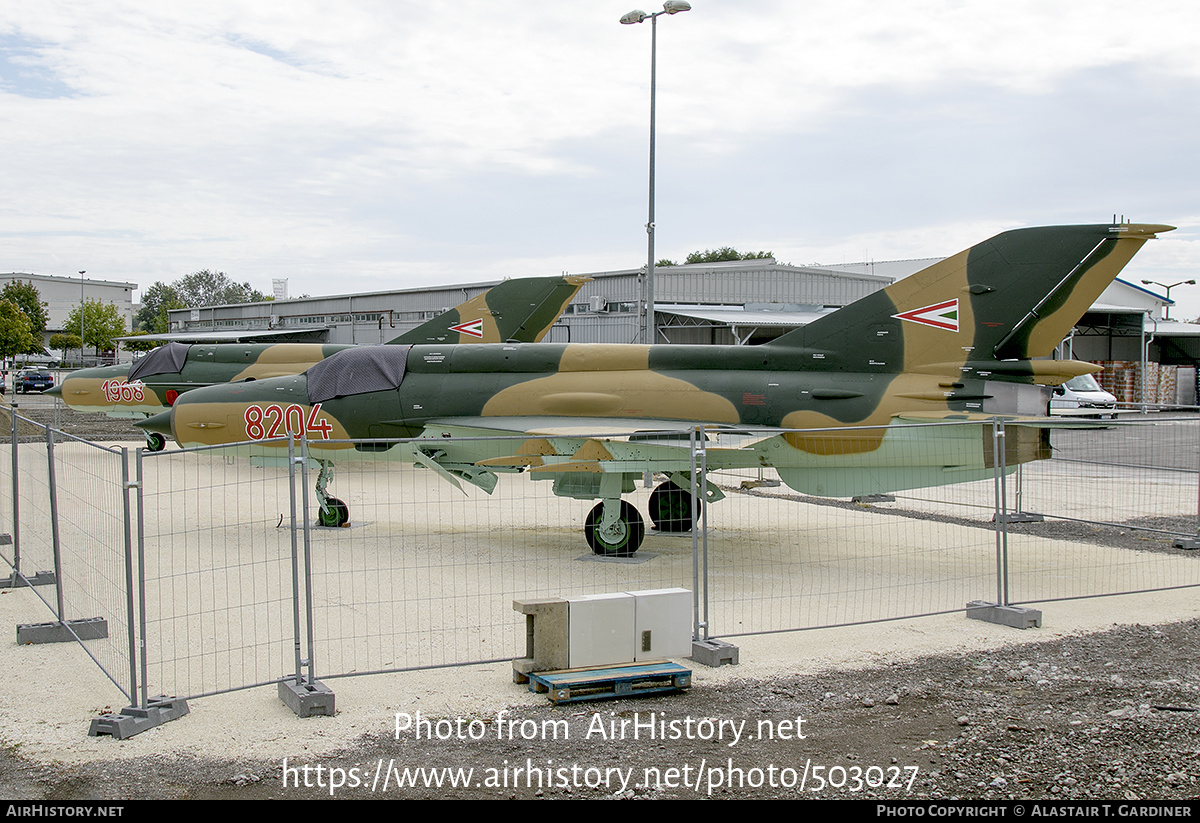 Aircraft Photo of 8204 | Mikoyan-Gurevich MiG-21MF | Hungary - Air Force | AirHistory.net #503027