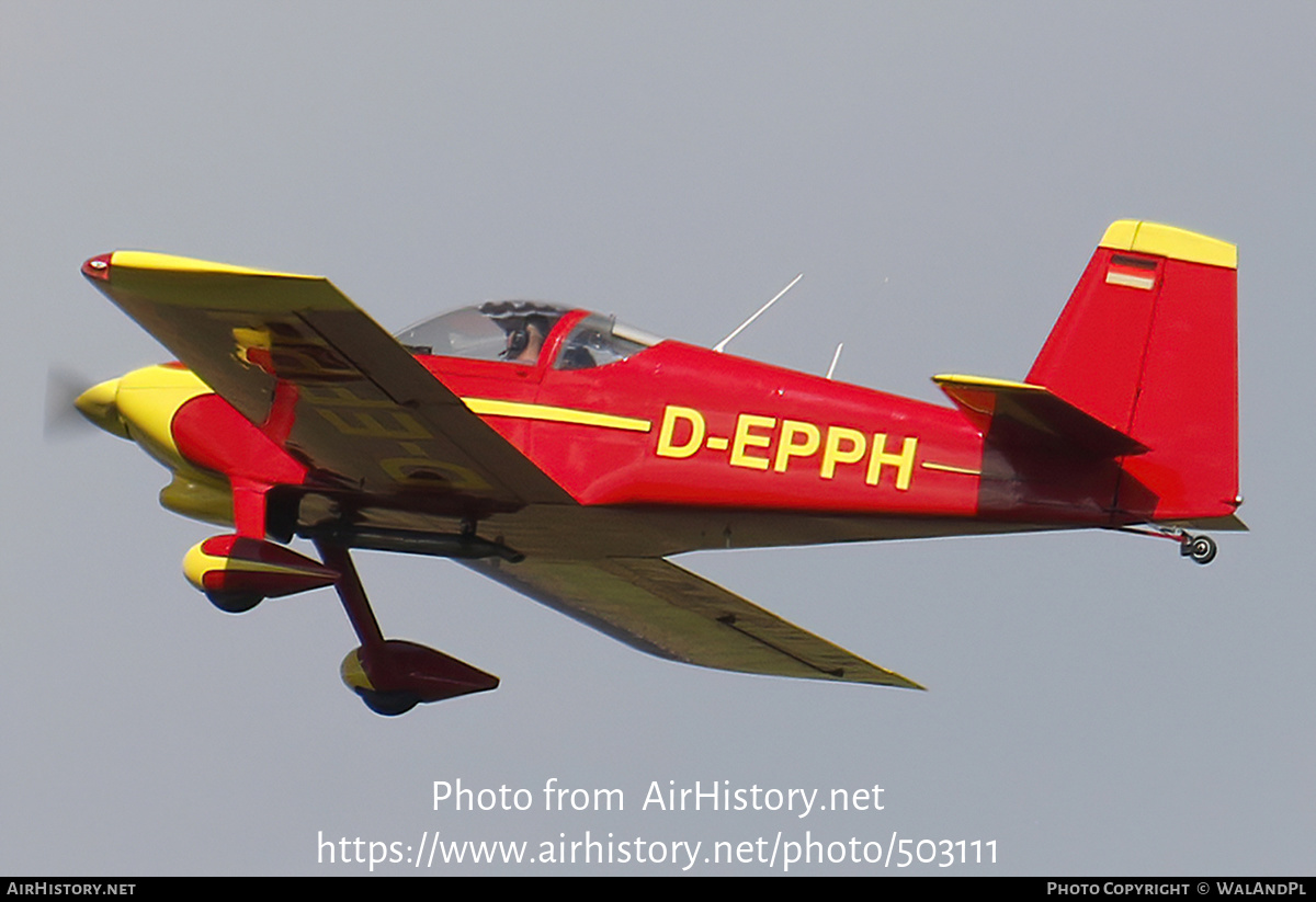 Aircraft Photo of D-EPPH | Van's RV-7 | AirHistory.net #503111