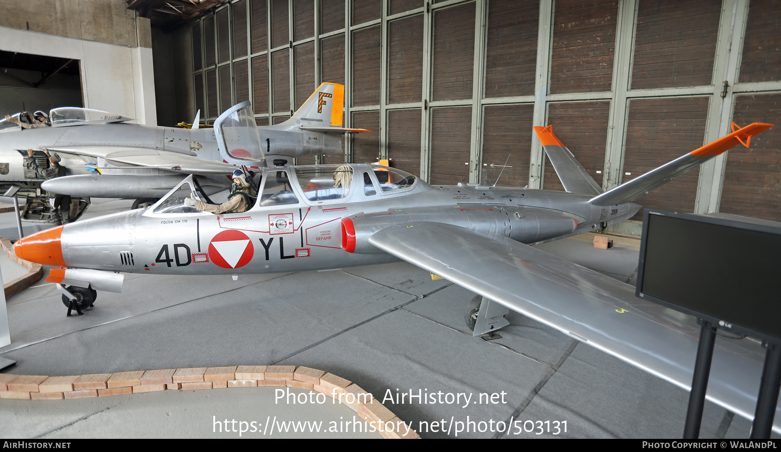 Aircraft Photo of 4D-YL | Fouga CM-170R Magister | Austria - Air Force | AirHistory.net #503131