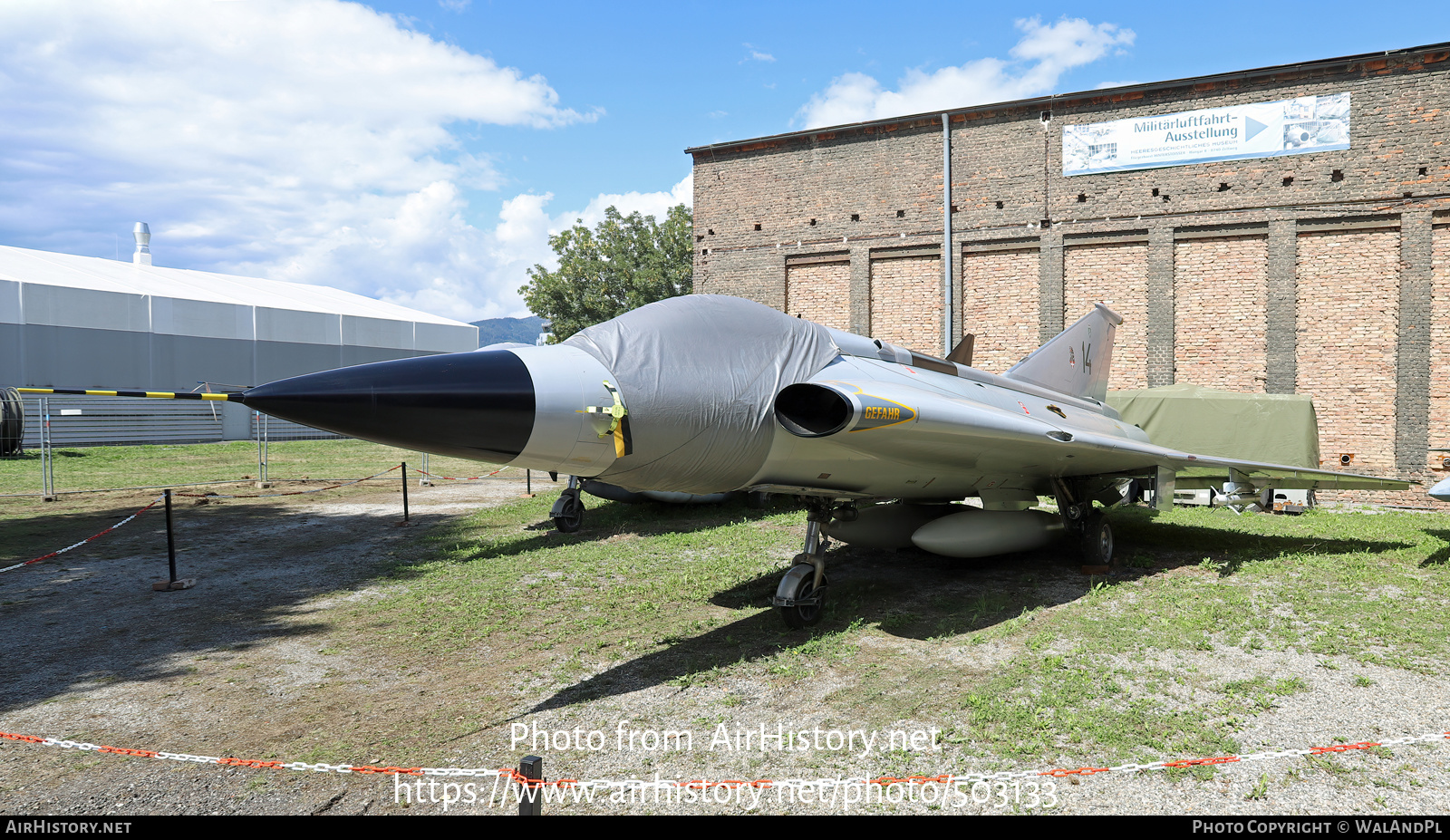 Aircraft Photo of 14 | Saab J35Oe Draken | Austria - Air Force | AirHistory.net #503133