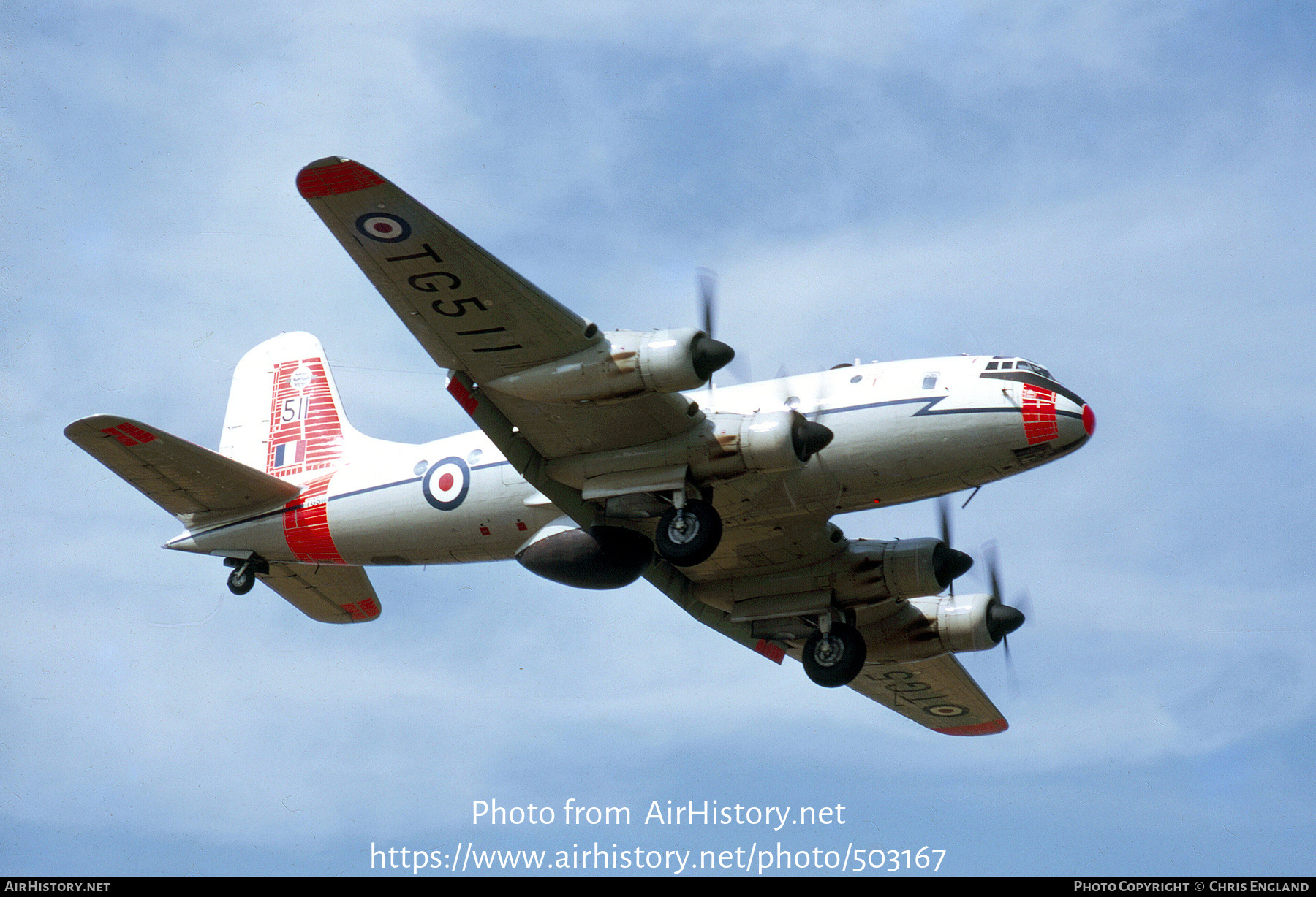 Aircraft Photo of TG511 | Handley Page HP-67 Hastings T5 | UK - Air Force | AirHistory.net #503167