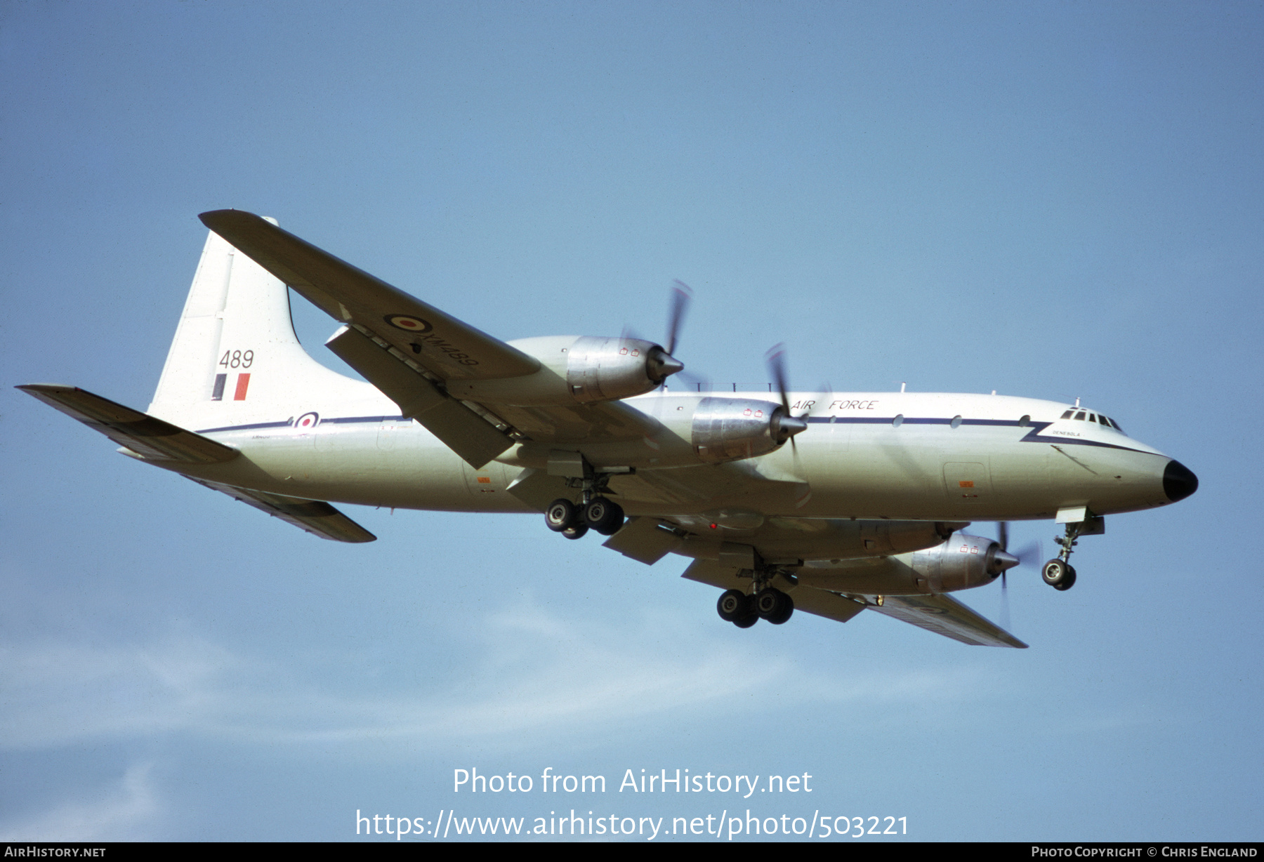 Aircraft Photo of XM489 | Bristol 175 Britannia C.1 (253) | UK - Air Force | AirHistory.net #503221