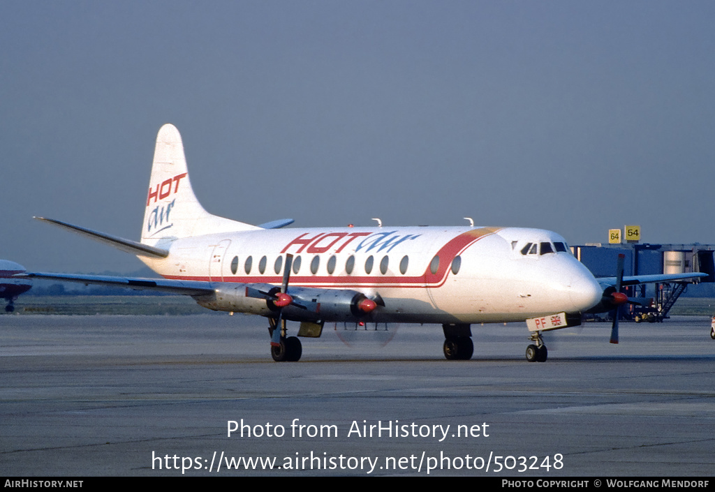 Aircraft Photo of G-BAPF | Vickers 814 Viscount | Hot Air | AirHistory.net #503248