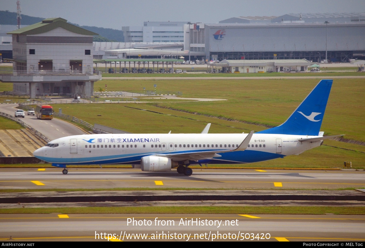 Aircraft Photo of B-5301 | Boeing 737-85C | Xiamen Airlines | AirHistory.net #503420