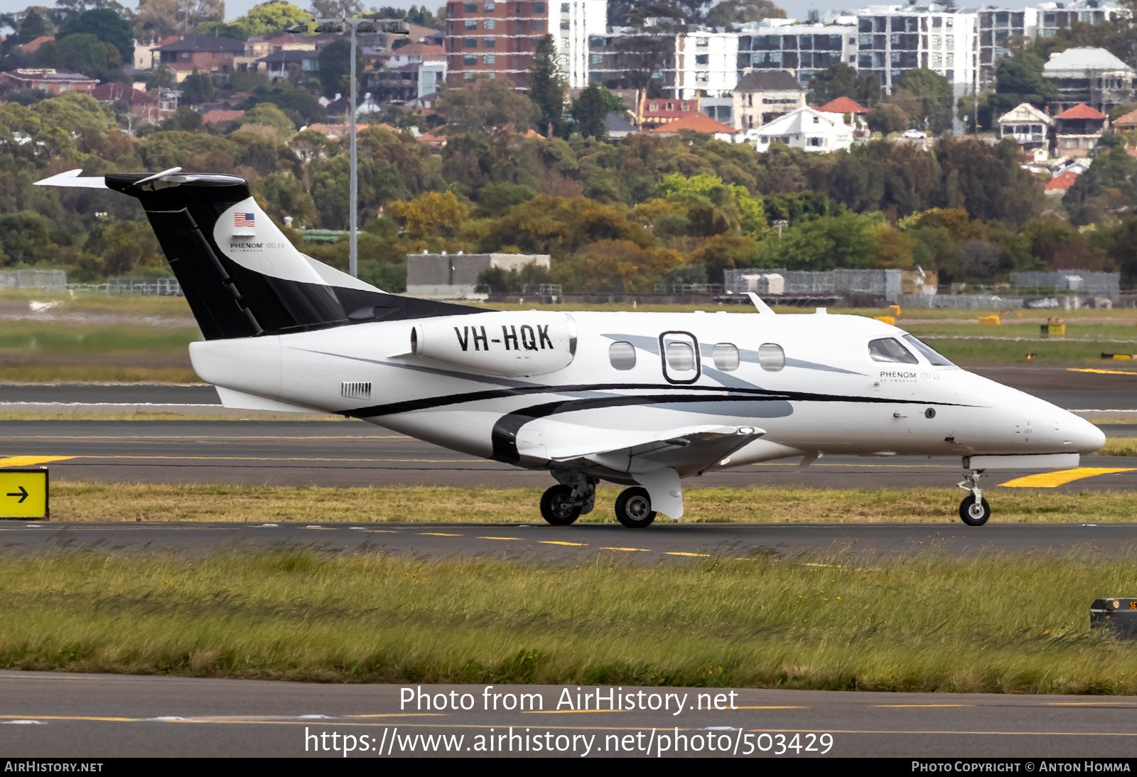 Aircraft Photo of VH-HQK | Embraer EMB-500 Phenom 100EV | AirHistory.net #503429