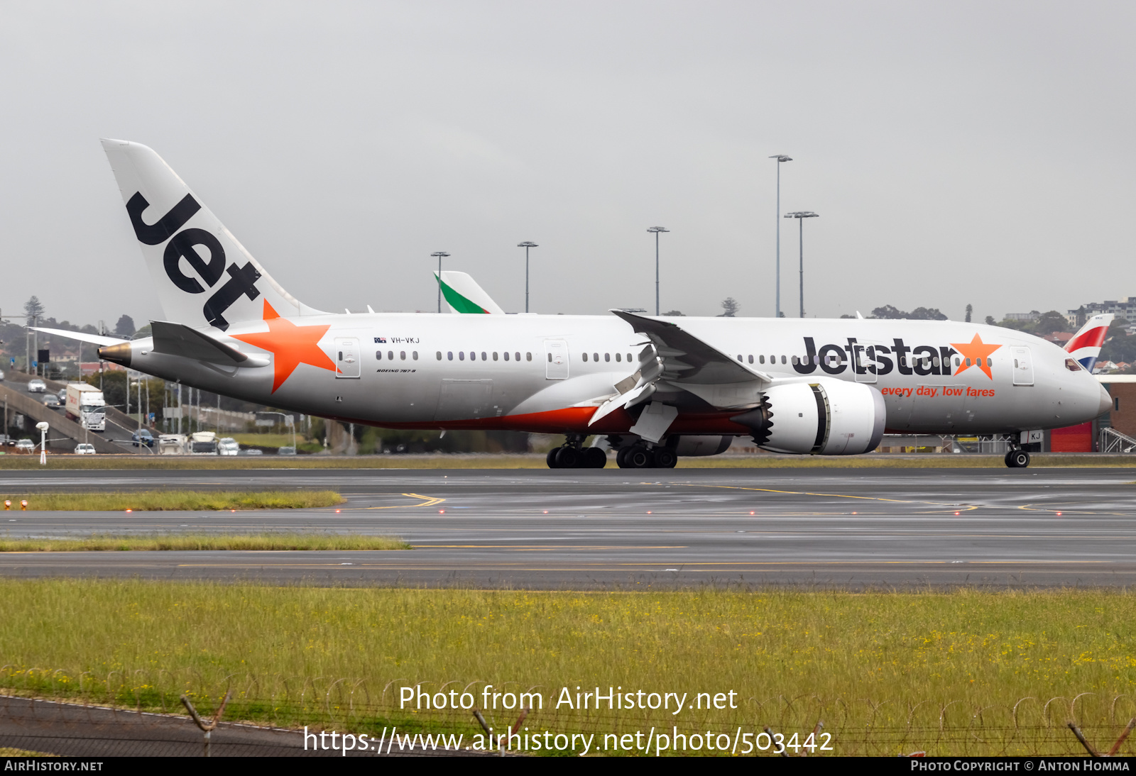 Aircraft Photo of VH-VKJ | Boeing 787-8 Dreamliner | Jetstar Airways | AirHistory.net #503442