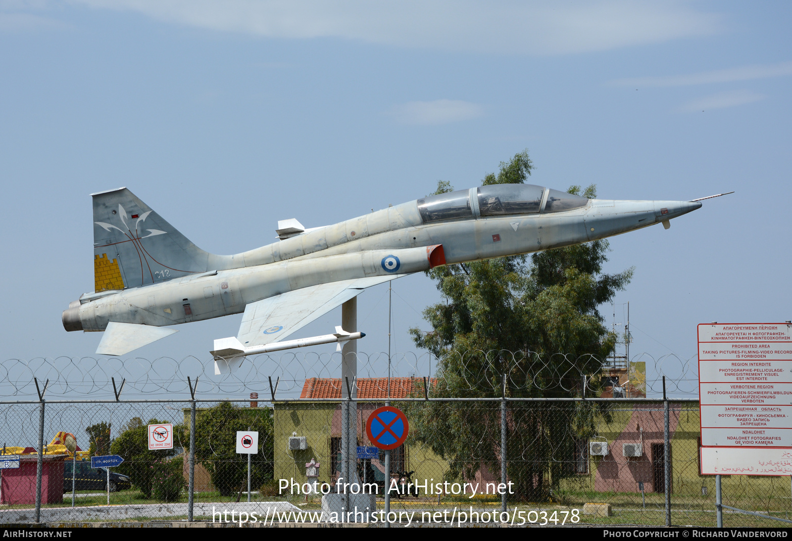 Aircraft Photo of 612 | Northrop F-5B Freedom Fighter | Greece - Air Force | AirHistory.net #503478