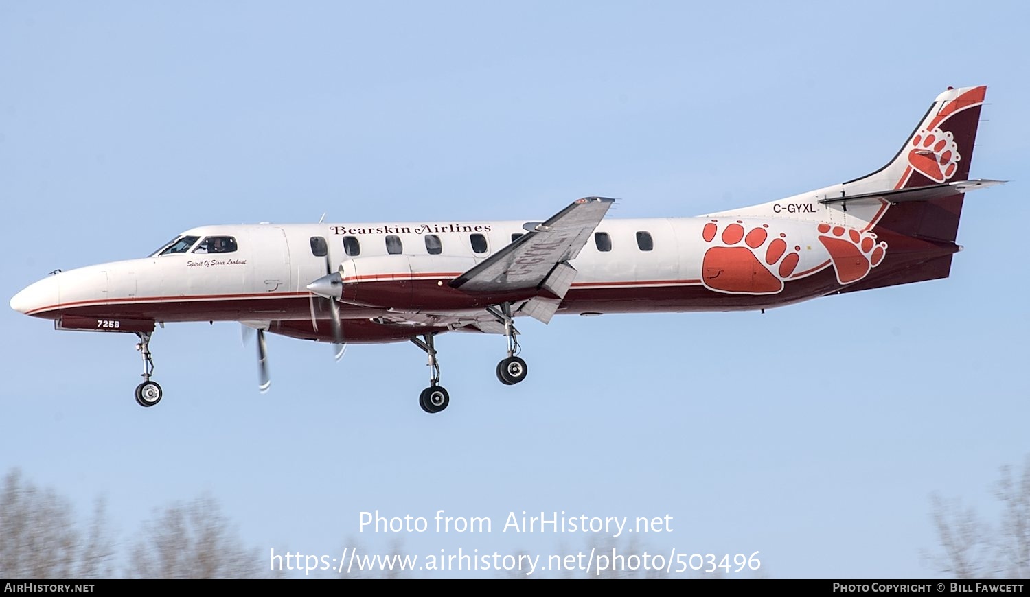 Aircraft Photo of C-GYXL | Fairchild SA-227AC Metro III | Bearskin Airlines | AirHistory.net #503496