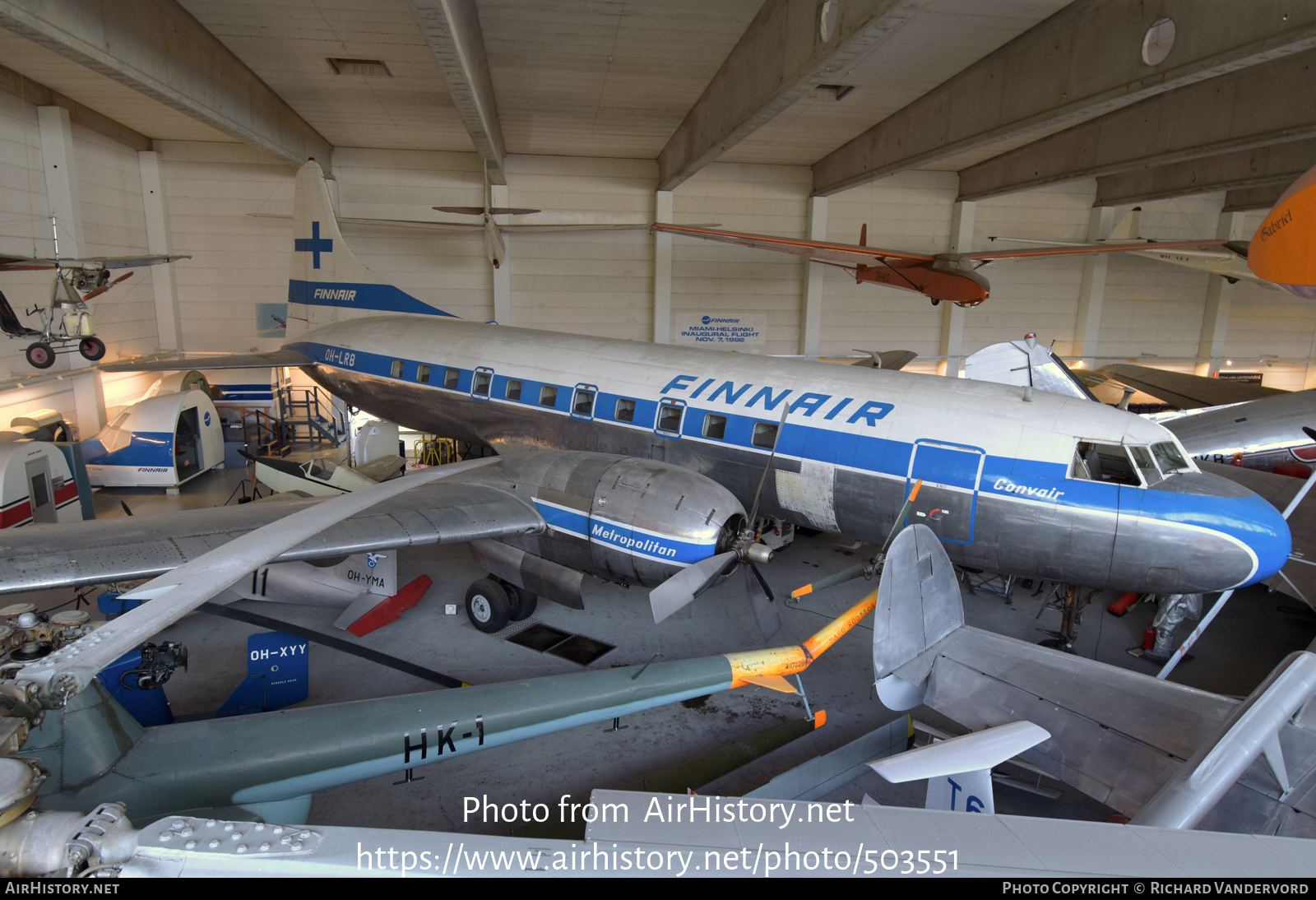 Aircraft Photo of OH-LRB | Convair 440-40 Metropolitan | Finnair | AirHistory.net #503551