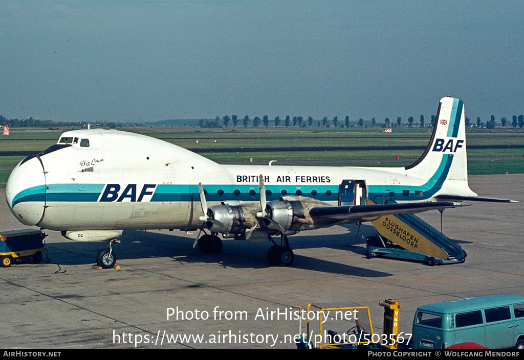 Aircraft Photo of G-ASDC | Aviation Traders ATL-98 Carvair | British Air Ferries - BAF | AirHistory.net #503567