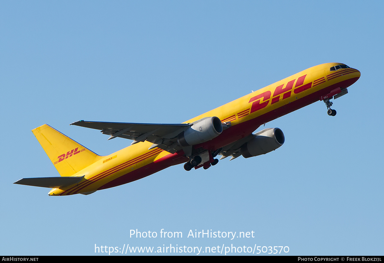 Aircraft Photo of G-DHKX | Boeing 757-23APF | DHL International | AirHistory.net #503570