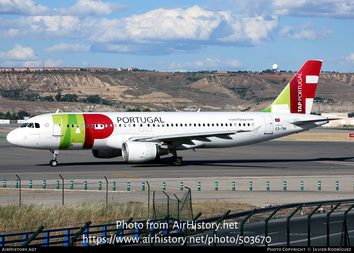 Aircraft Photo of CS-TNI | Airbus A320-214 | TAP Portugal | AirHistory.net #503670