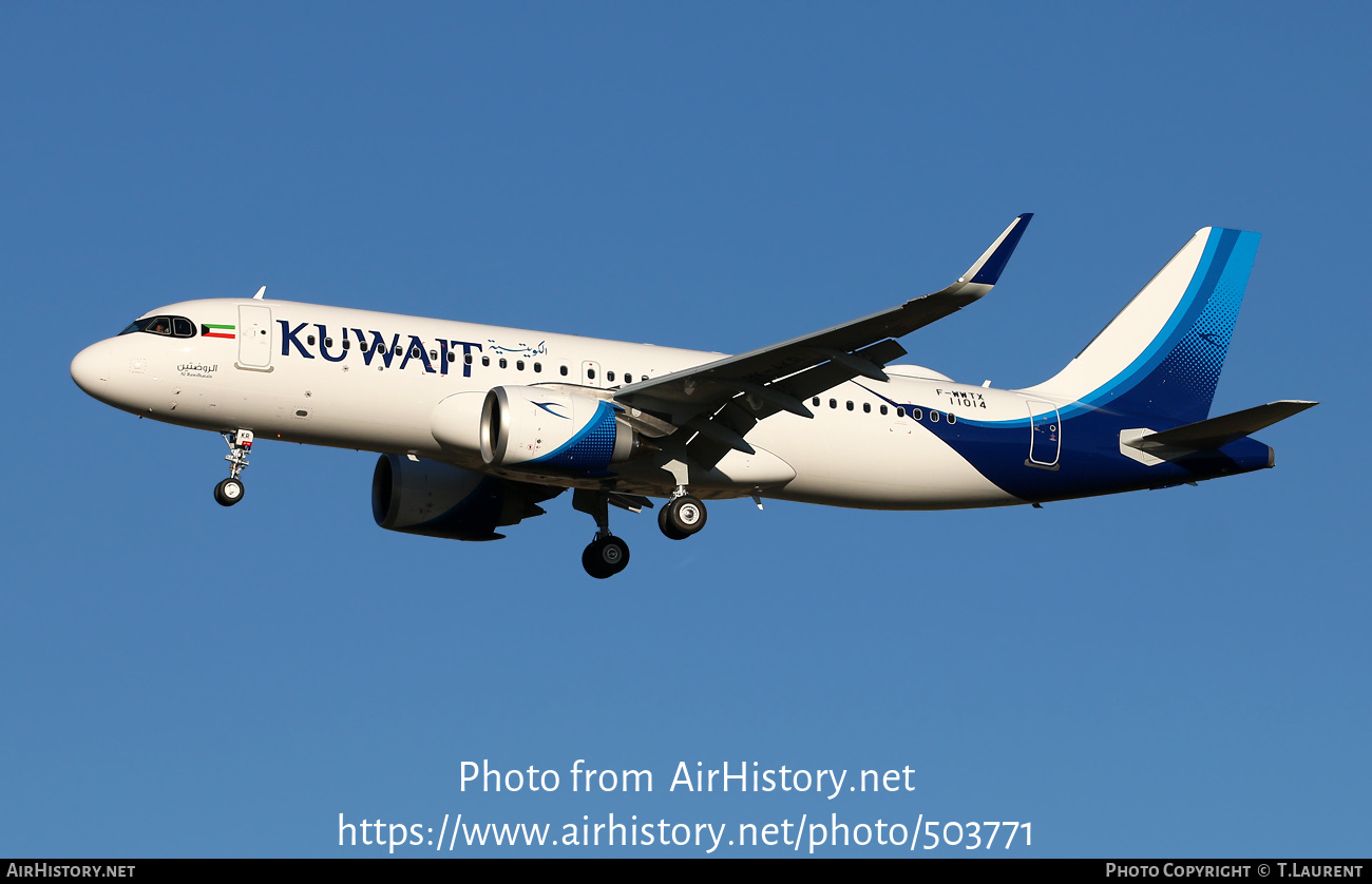 Aircraft Photo of F-WWTX | Airbus A320-251N | Kuwait Airways | AirHistory.net #503771