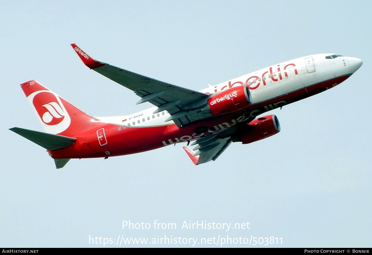 Aircraft Photo of D-AHXD | Boeing 737-7K5 | Air Berlin | AirHistory.net #503811