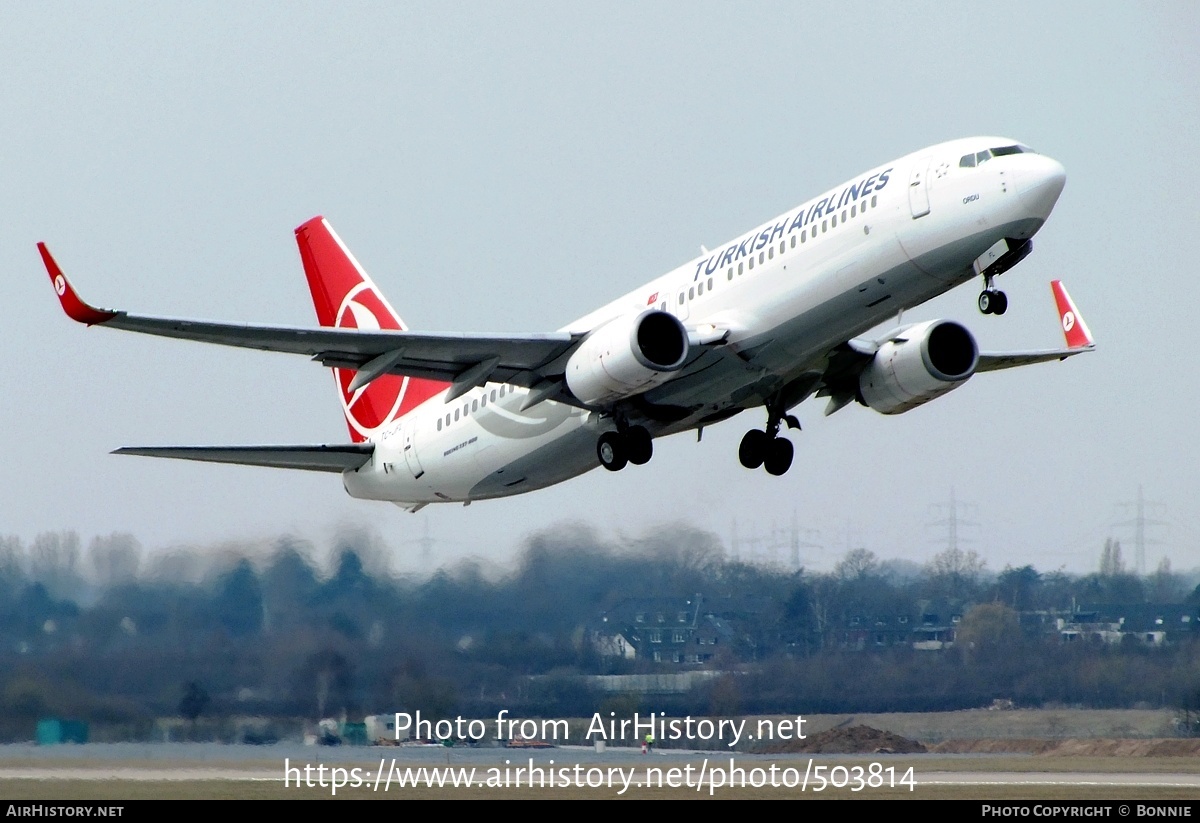 Aircraft Photo of TC-JFL | Boeing 737-8F2 | Turkish Airlines | AirHistory.net #503814