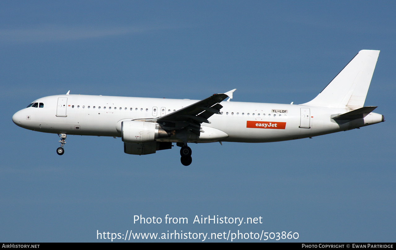 Aircraft Photo of YL-LDF | Airbus A320-214 | EasyJet | AirHistory.net #503860