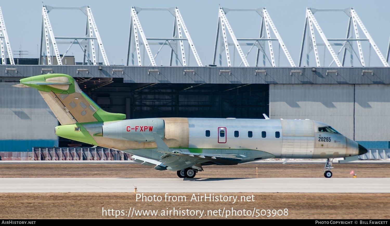 Aircraft Photo of C-FXPW | Bombardier Challenger 300 (BD-100-1A10) | AirHistory.net #503908