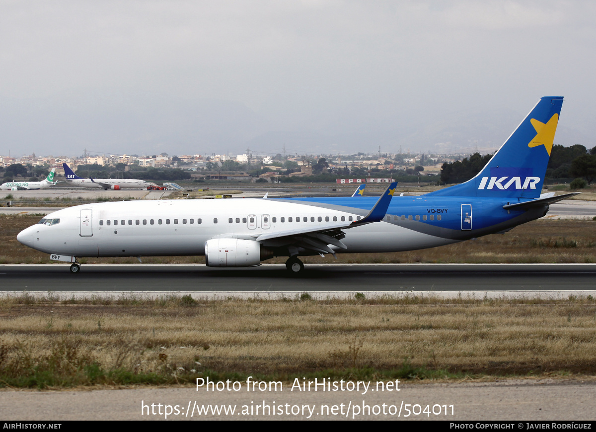 Aircraft Photo of VQ-BVY | Boeing 737-8Q8 | Ikar Airlines | AirHistory.net #504011