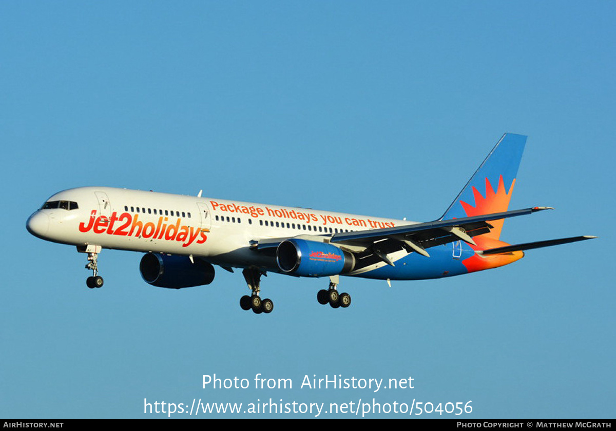 Aircraft Photo of G-LSAJ | Boeing 757-236 | Jet2 Holidays | AirHistory.net #504056