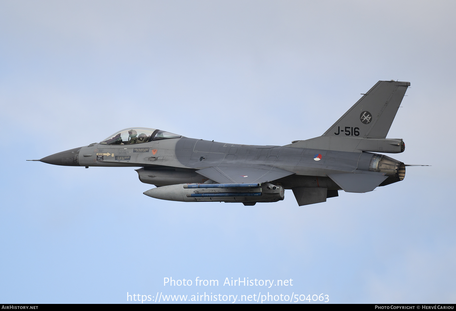 Aircraft Photo of J-516 | General Dynamics F-16AM Fighting Falcon | Netherlands - Air Force | AirHistory.net #504063