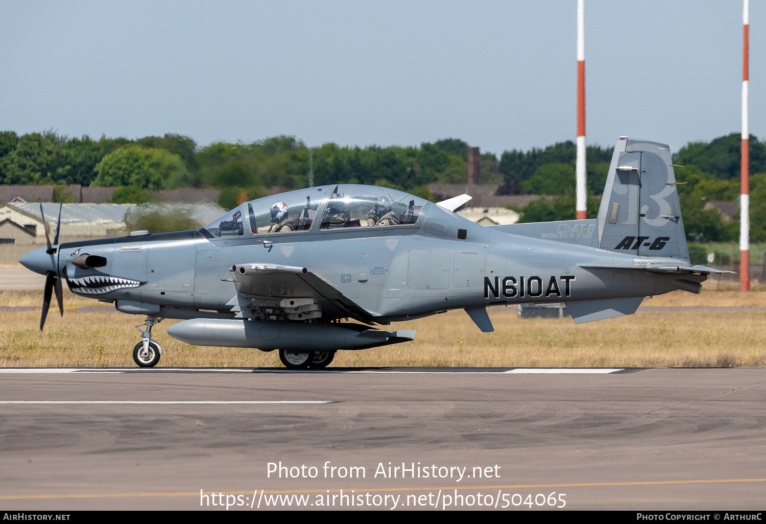 Aircraft Photo of N610AT | Hawker Beechcraft 3000/AT-6B Wolverine | AirHistory.net #504065