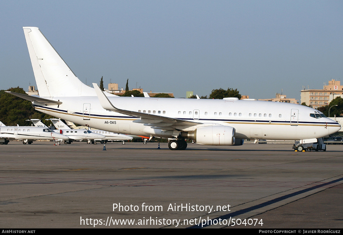 Aircraft Photo of A6-DAS | Boeing 737-7Z5 BBJ | Abu Dhabi Amiri Flight | AirHistory.net #504074