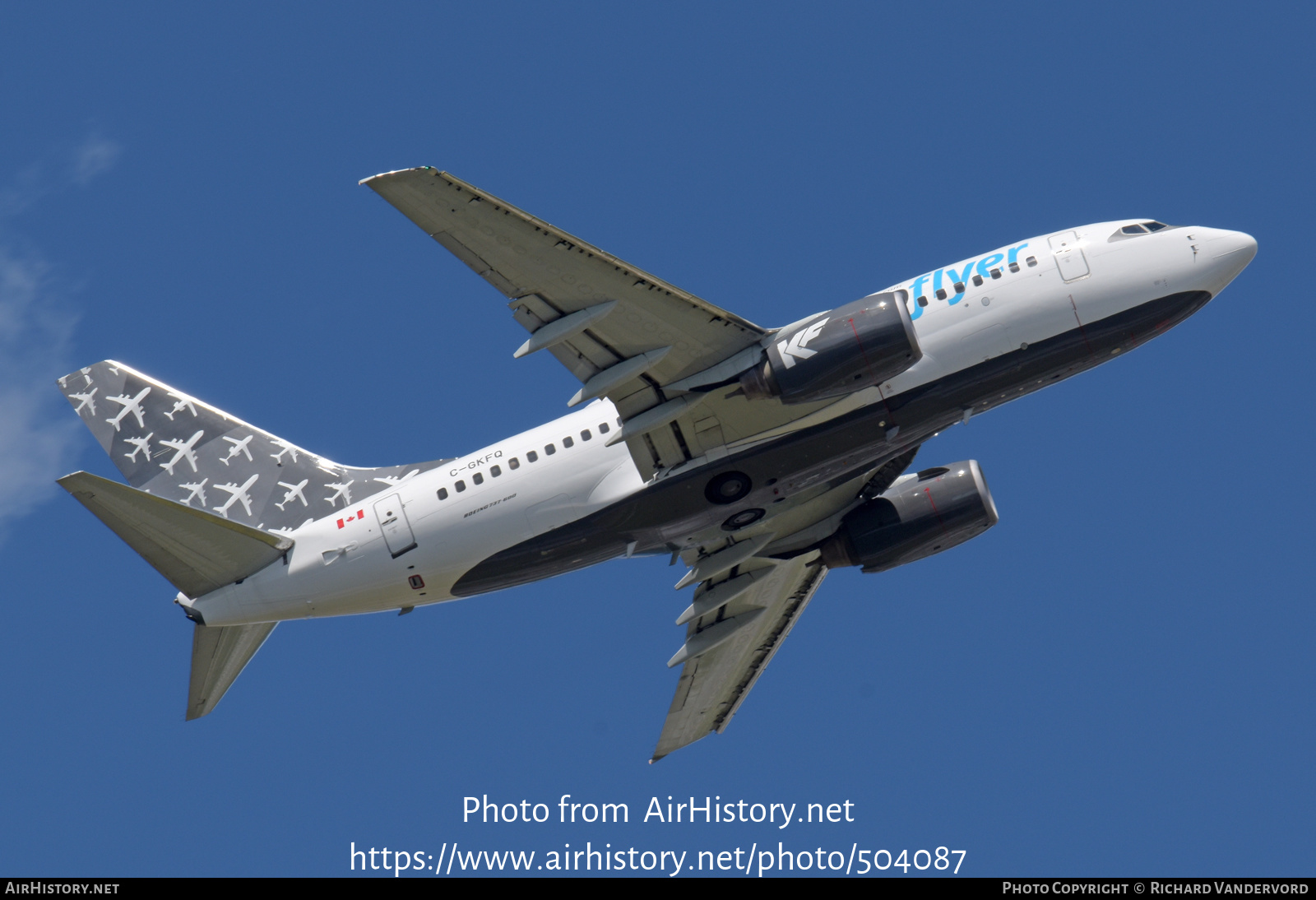 Aircraft Photo of C-GKFQ | Boeing 737-6CT | Aeroflyer | AirHistory.net #504087