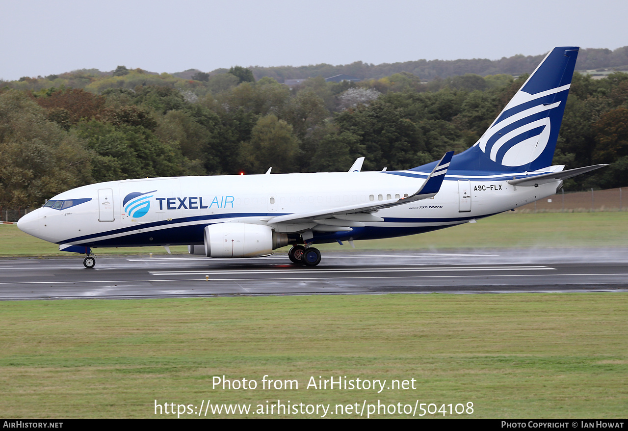 Aircraft Photo of A9C-FLX | Boeing 737-76Q/FC | Texel Air | AirHistory.net #504108