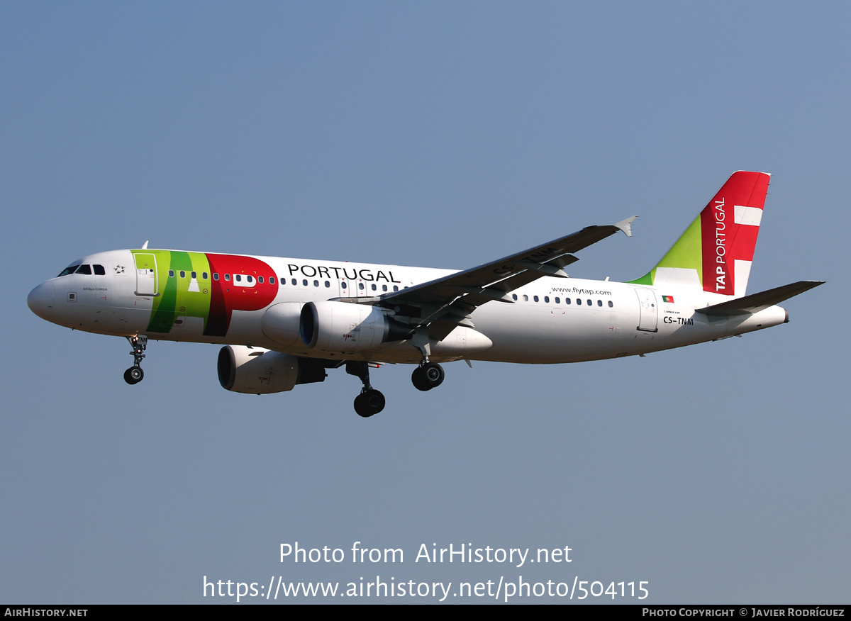 Aircraft Photo of CS-TNM | Airbus A320-214 | TAP Portugal | AirHistory.net #504115