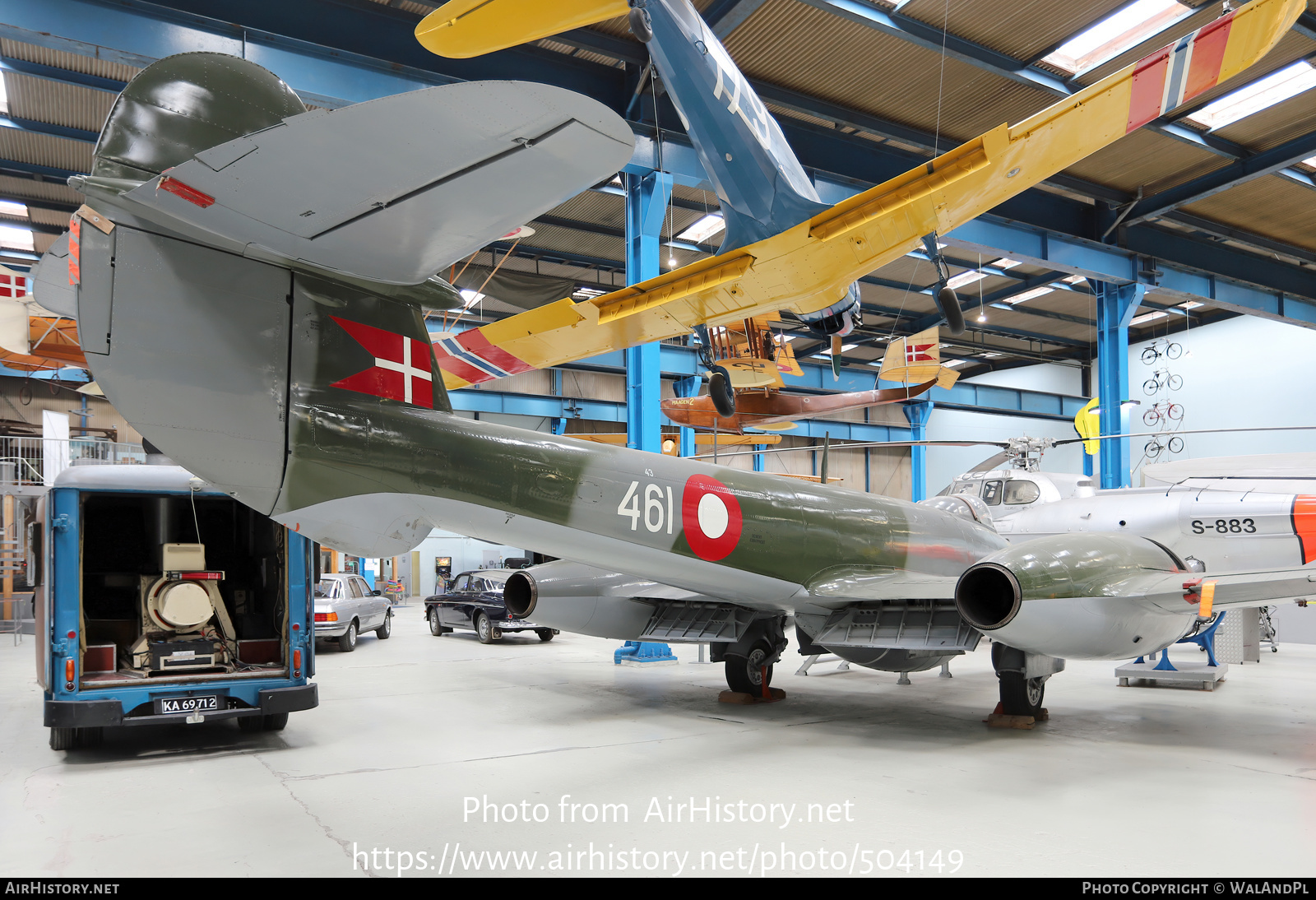 Aircraft Photo of 43-461 | Gloster Meteor F4 | Denmark - Air Force | AirHistory.net #504149