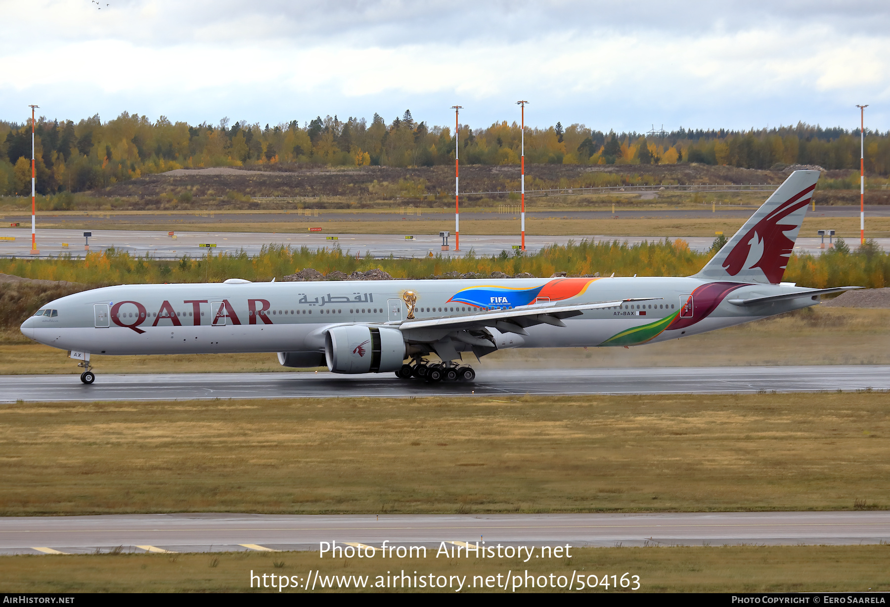 Aircraft Photo of A7-BAX | Boeing 777-3DZ/ER | Qatar Airways | AirHistory.net #504163