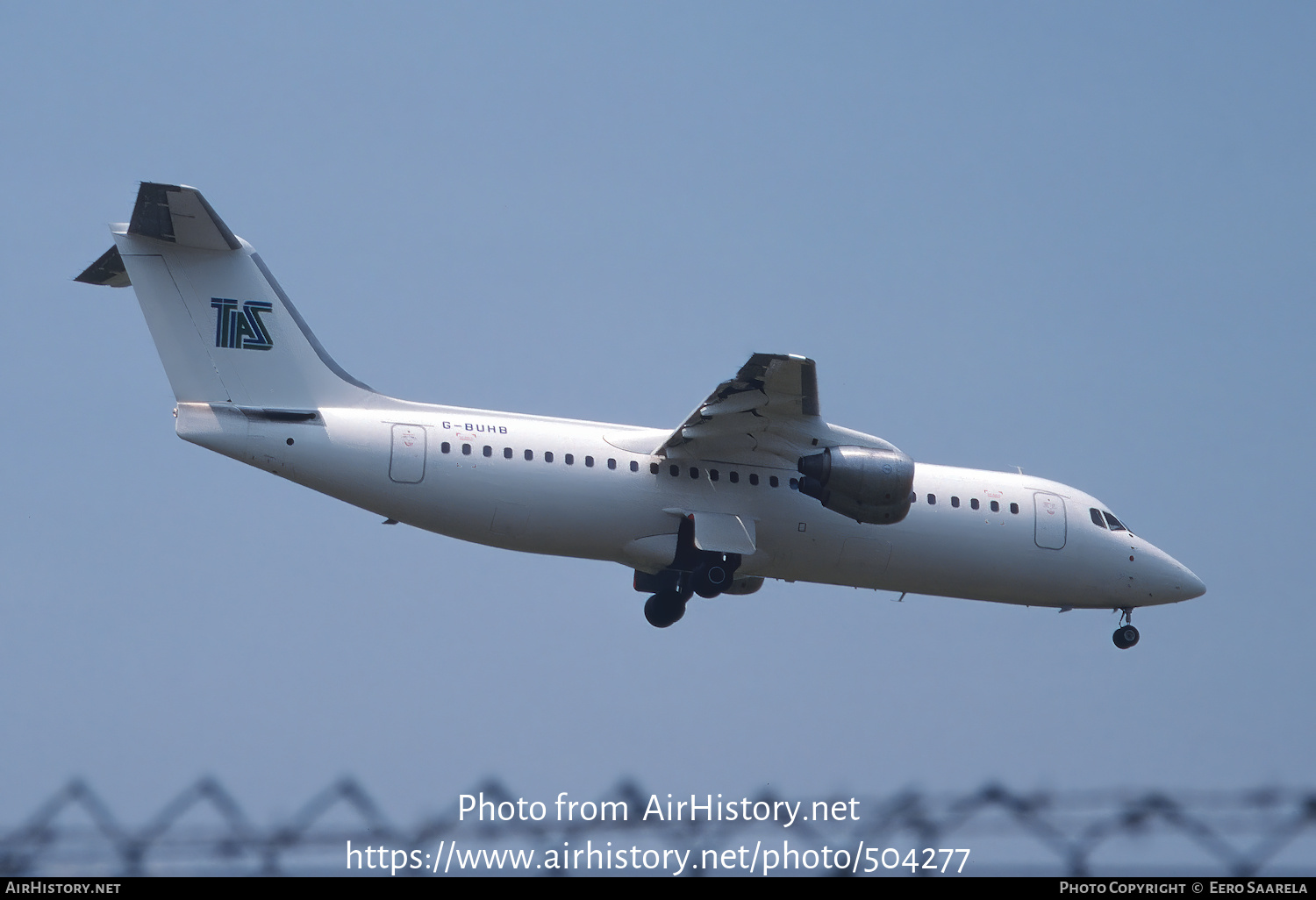 Aircraft Photo of G-BUHB | British Aerospace BAe-146-300 | TAS Airways - Trasporti Aerei Speciali | AirHistory.net #504277