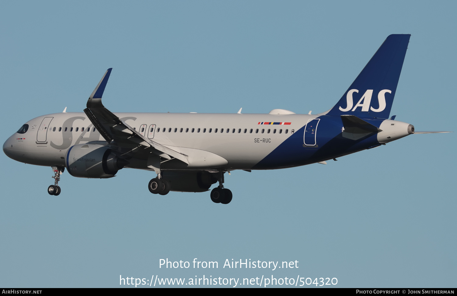 Aircraft Photo of SE-RUC | Airbus A320-251N | Scandinavian Airlines - SAS | AirHistory.net #504320