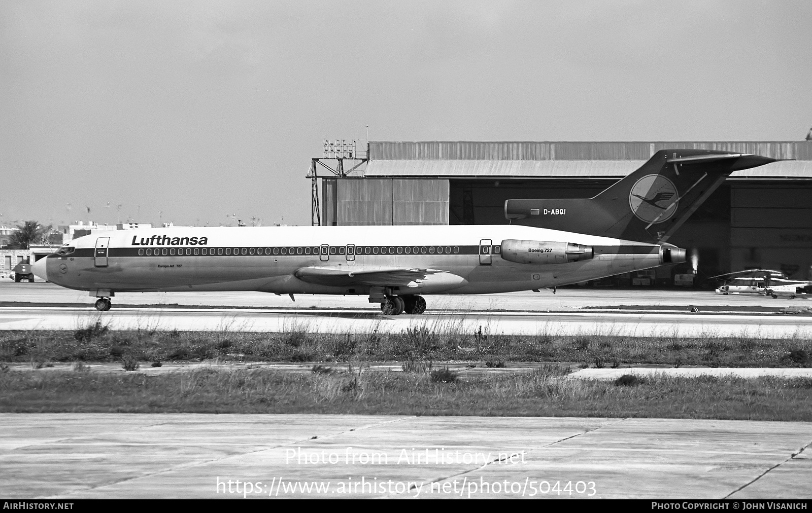 Aircraft Photo of D-ABQI | Boeing 727-230/Adv | Lufthansa | AirHistory.net #504403