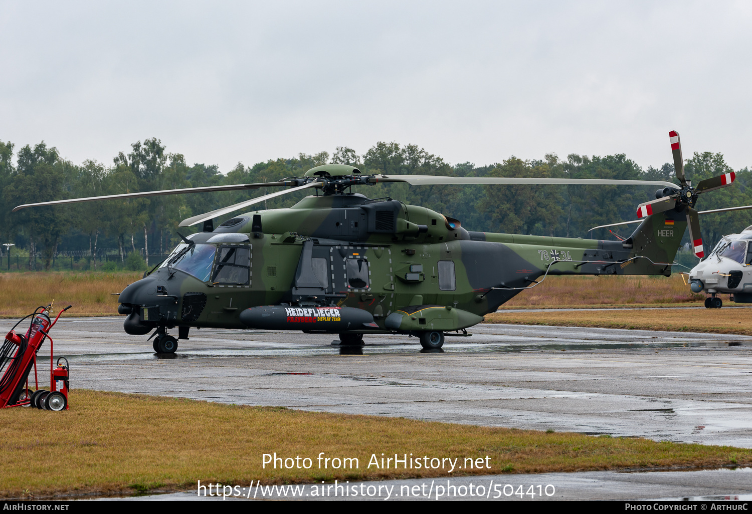 Aircraft Photo of 7834 | NHI NH90 TTH | Germany - Army | AirHistory.net #504410