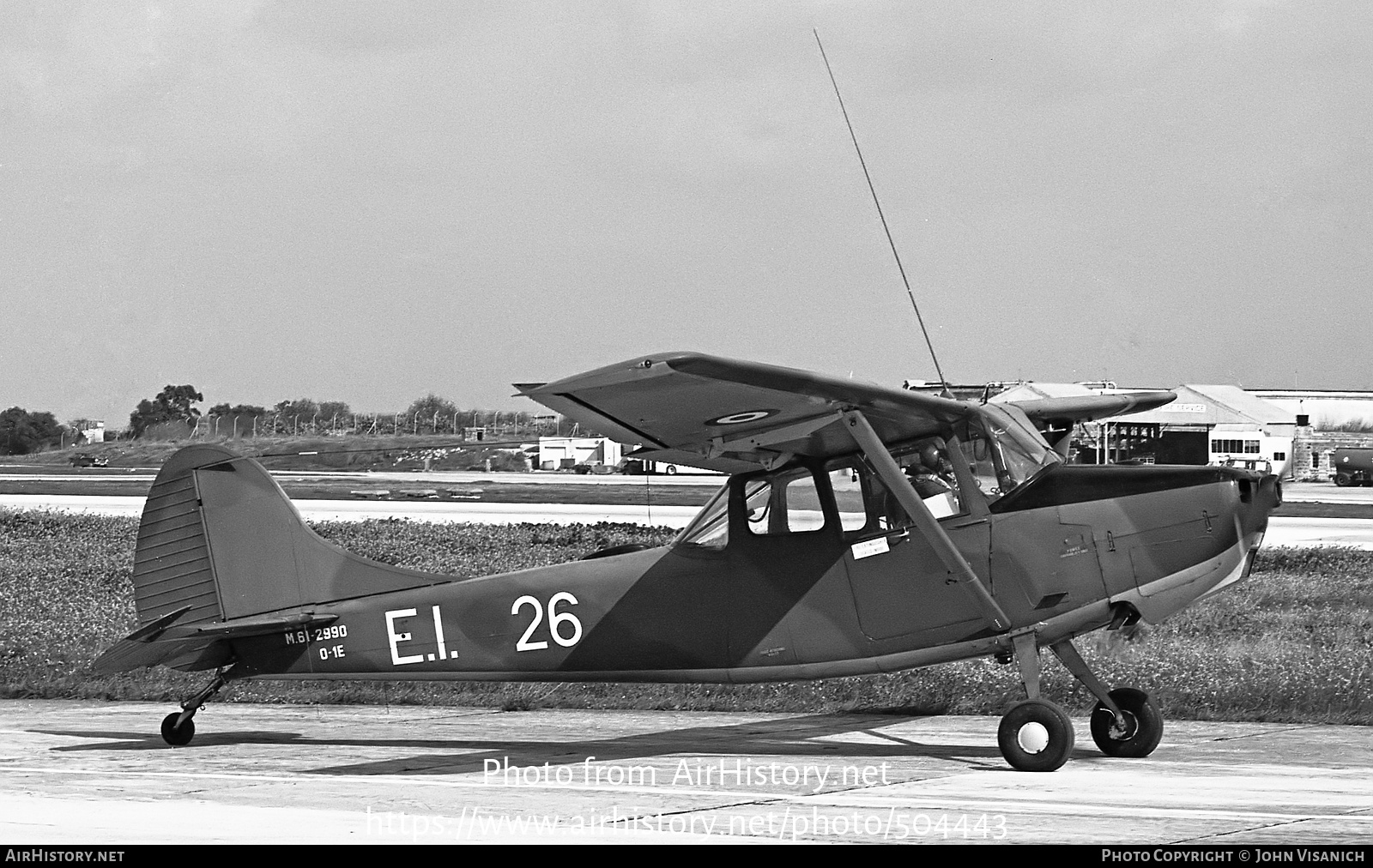 Aircraft Photo of MM61-2990 | Cessna O-1E Bird Dog | Italy - Army | AirHistory.net #504443