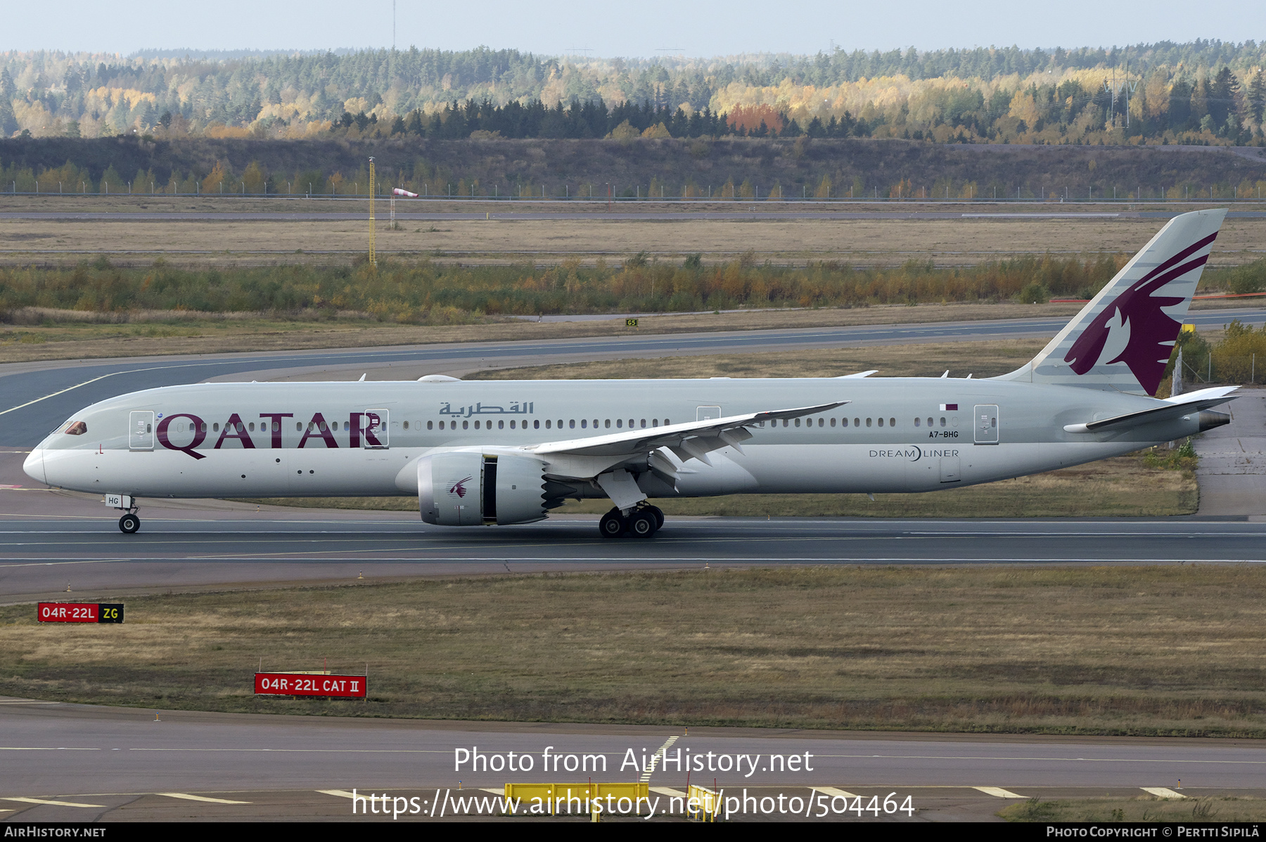 Aircraft Photo of A7-BHG | Boeing 787-9 Dreamliner | Qatar Airways | AirHistory.net #504464