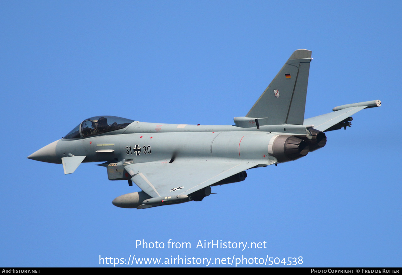 Aircraft Photo of 3130 | Eurofighter F-2000A Typhoon | Germany - Air Force | AirHistory.net #504538