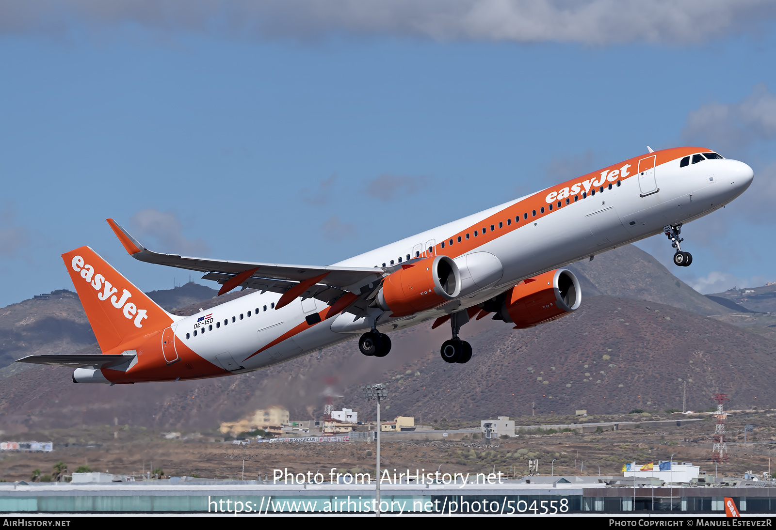 Aircraft Photo of OE-ISD | Airbus A321-251NX | EasyJet | AirHistory.net #504558