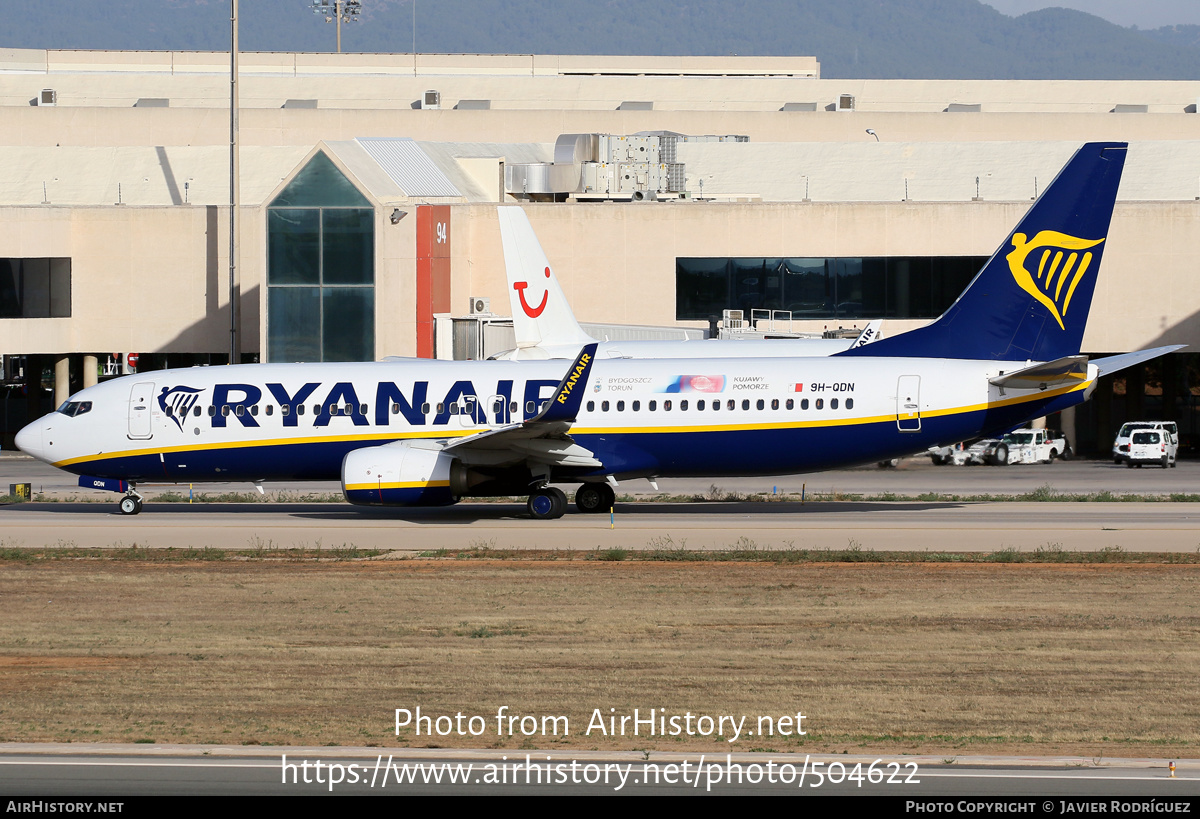 Aircraft Photo of 9H-QDN | Boeing 737-800 | Ryanair | AirHistory.net #504622