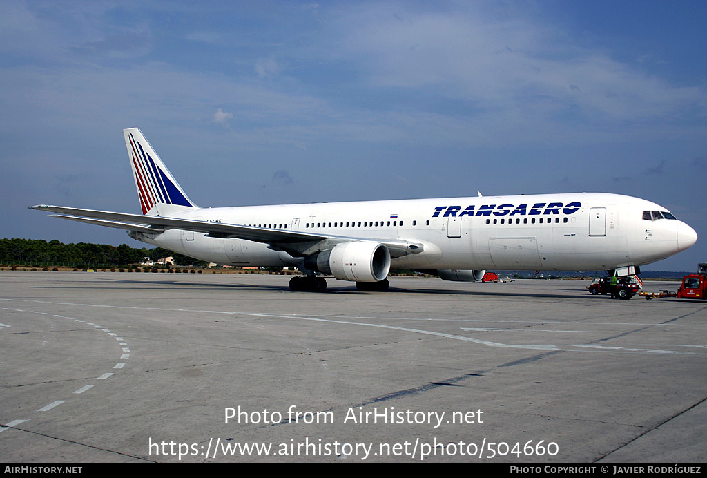 Aircraft Photo of EI-DBG | Boeing 767-3Q8/ER | Transaero Airlines | AirHistory.net #504660