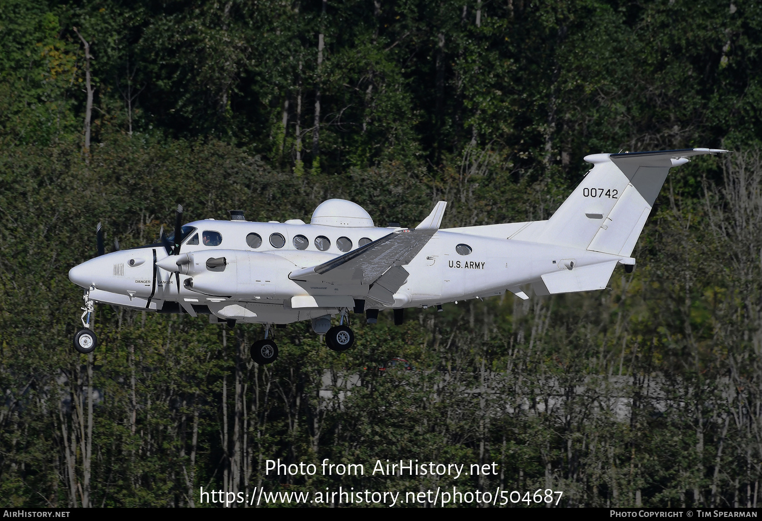 Aircraft Photo of 10-0742 / 00742 | Hawker Beechcraft MC-12W Liberty (350ER) | USA - Army | AirHistory.net #504687