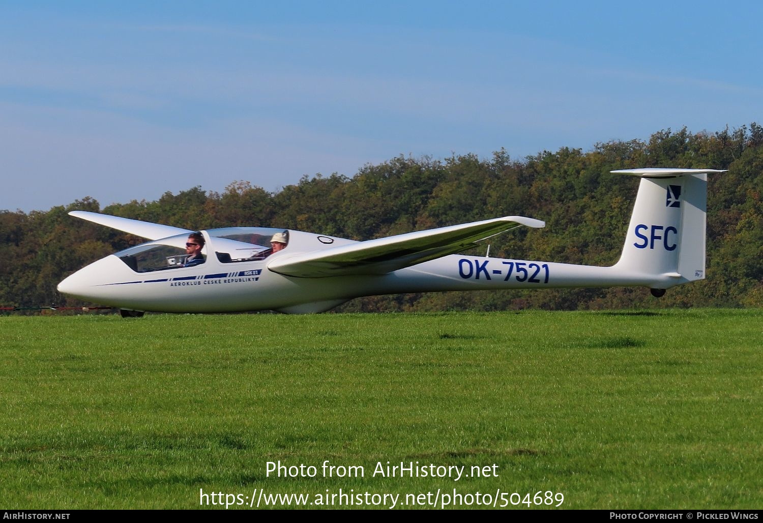 Aircraft Photo of OK-7521 | Schleicher ASK-21... | AeČR - Aeroklub České Republiky | AirHistory.net #504689