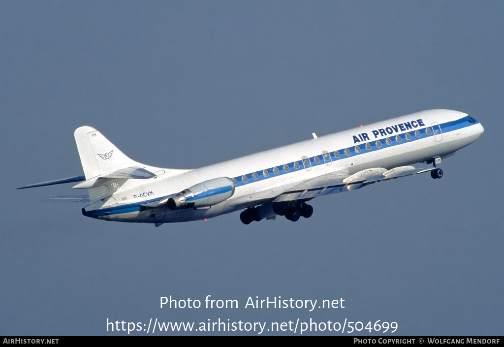 Aircraft Photo of F-GCVM | Aerospatiale SE-210 Caravelle 12 | Air Provence International | AirHistory.net #504699