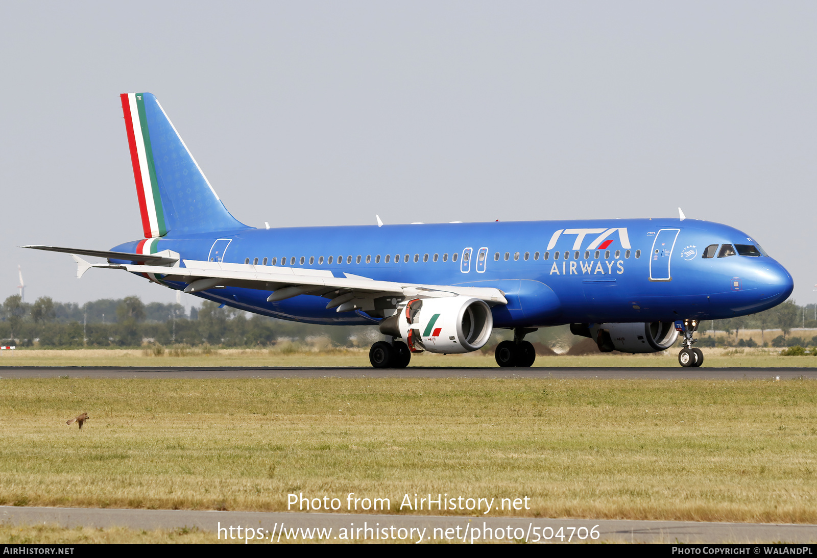 Aircraft Photo of EI-DTK | Airbus A320-216 | ITA Airways | AirHistory.net #504706