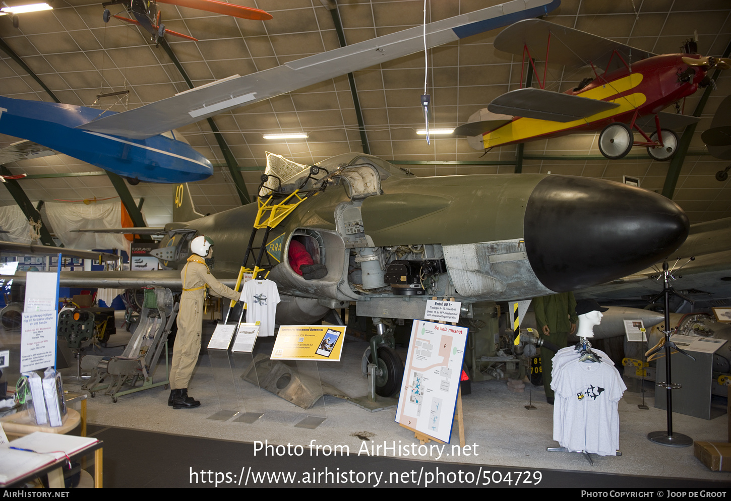 Aircraft Photo of 32940 | Saab S32C Lansen | Sweden - Air Force | AirHistory.net #504729